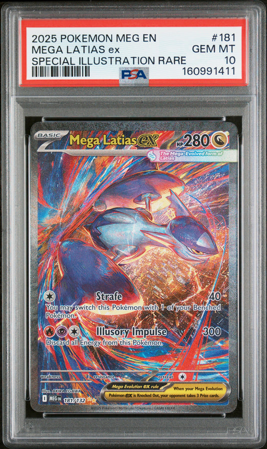PSA 10 Mega Latias ex #181 Mega Evolution