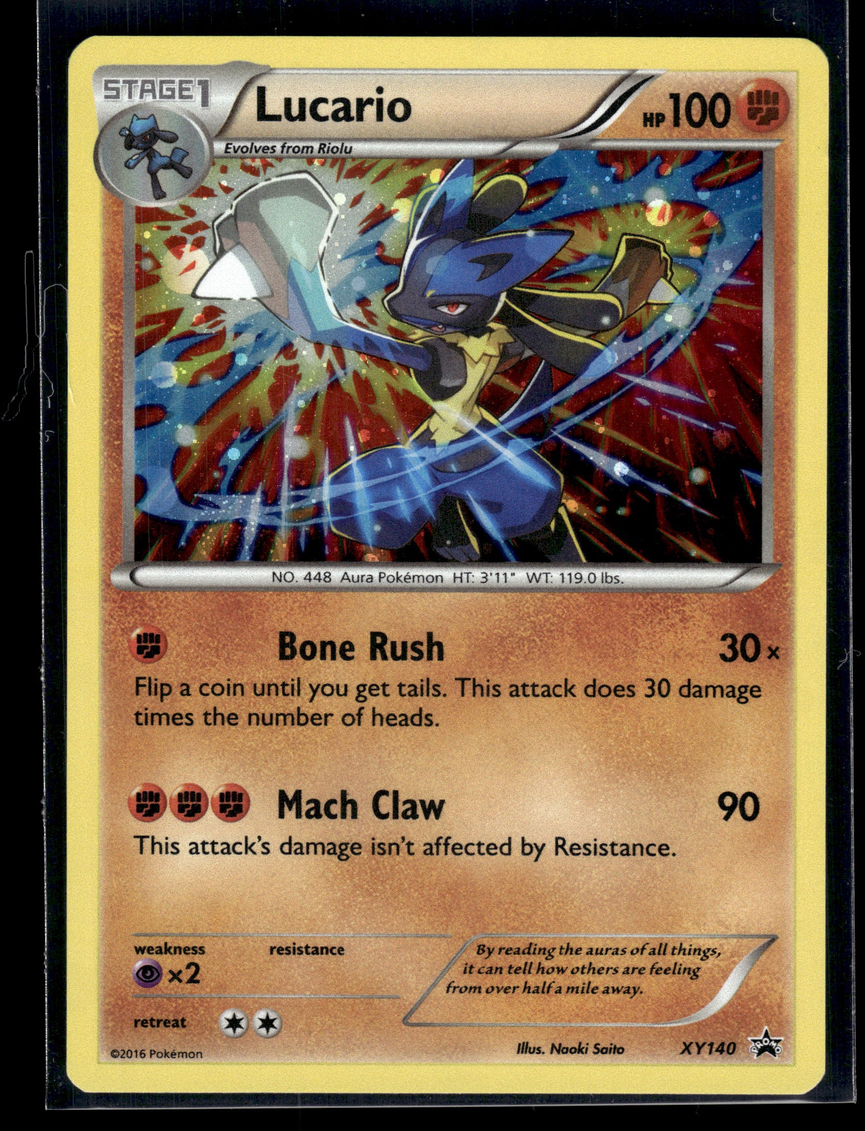 Lucario #XY140 XY Promos LP