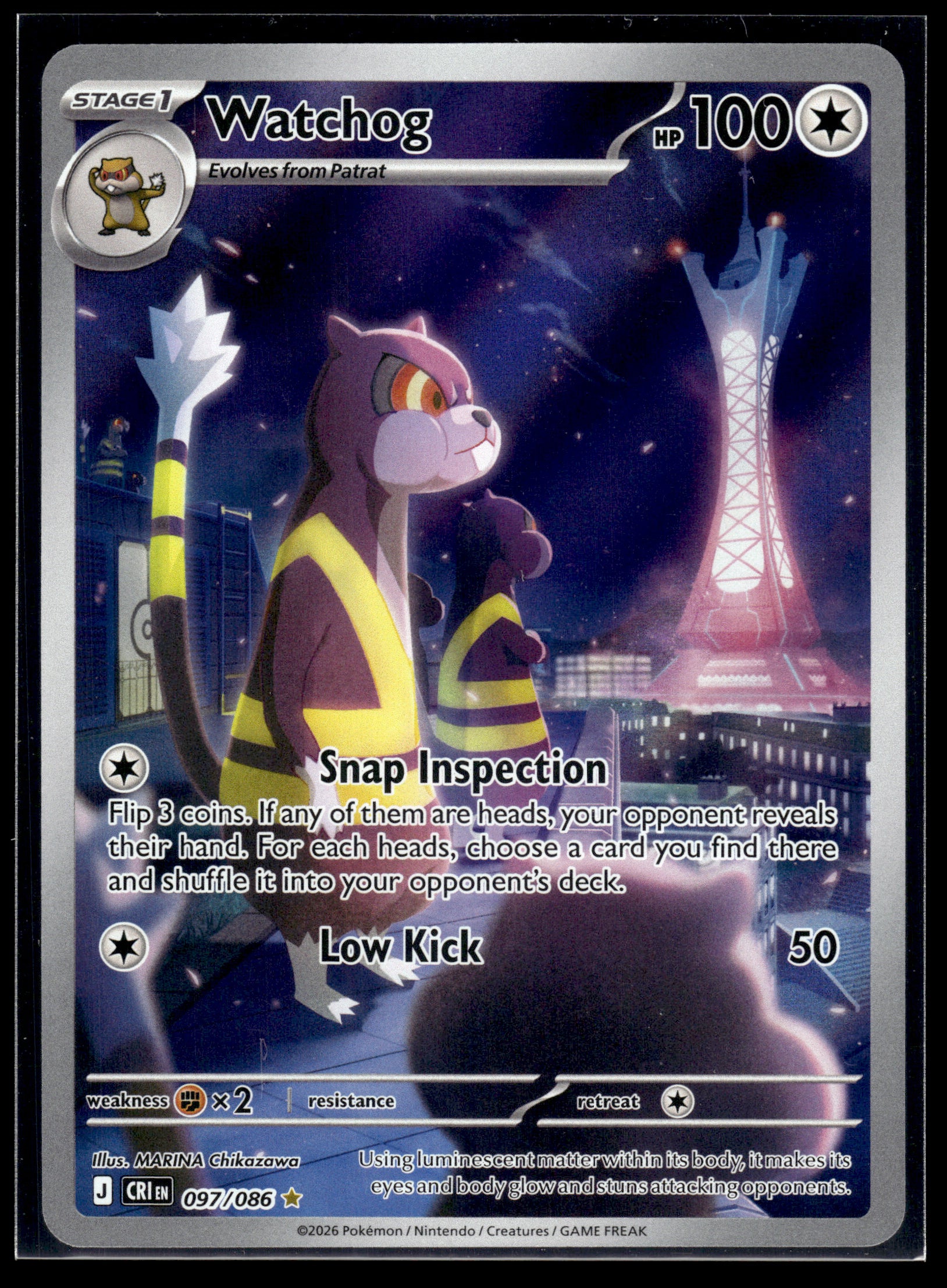 Watchog #097/086 Chaos Rising NM
