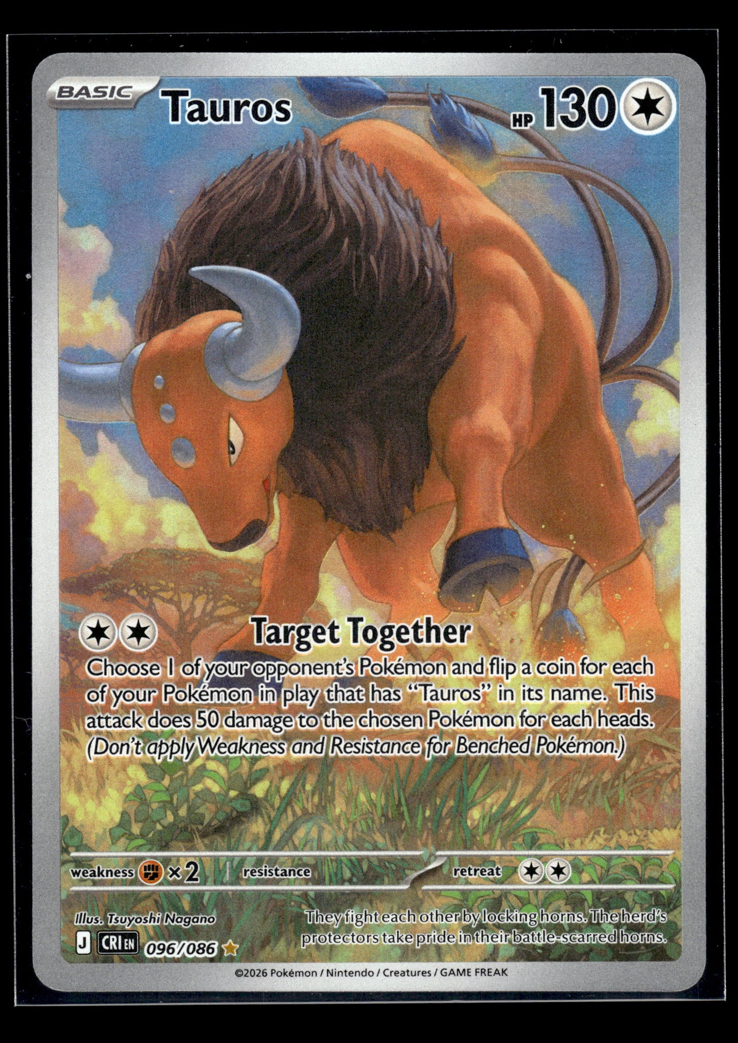 Tauros #096/086 Chaos Rising NM