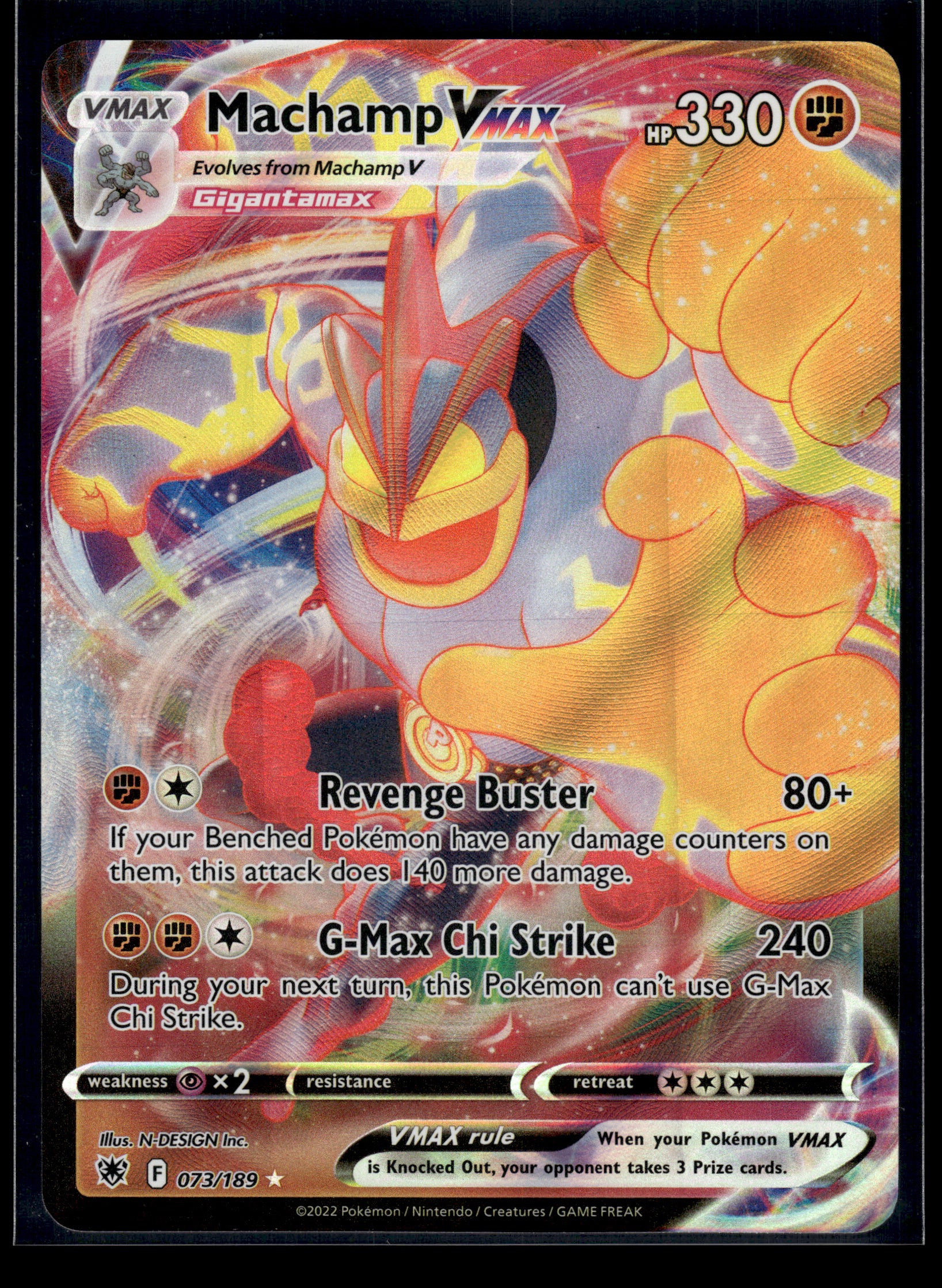 Machamp VMAX #073/189 Astral Radiance VLP