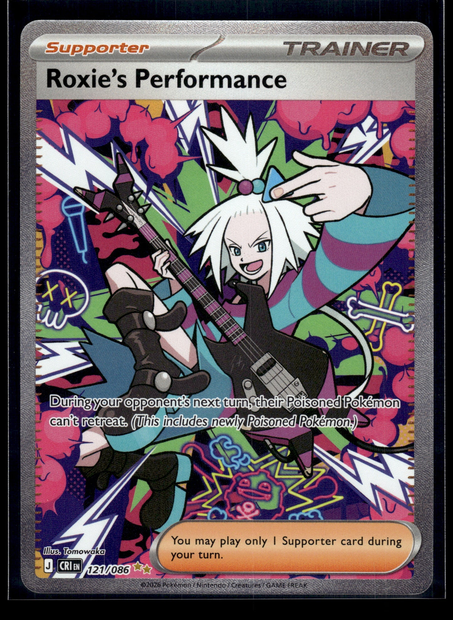 Roxie's Performance #121/086 Chaos Rising NM