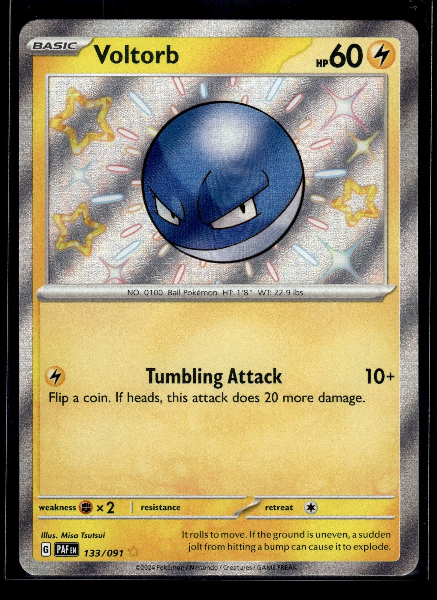 Voltorb #133/091 Paldean Fates VLP