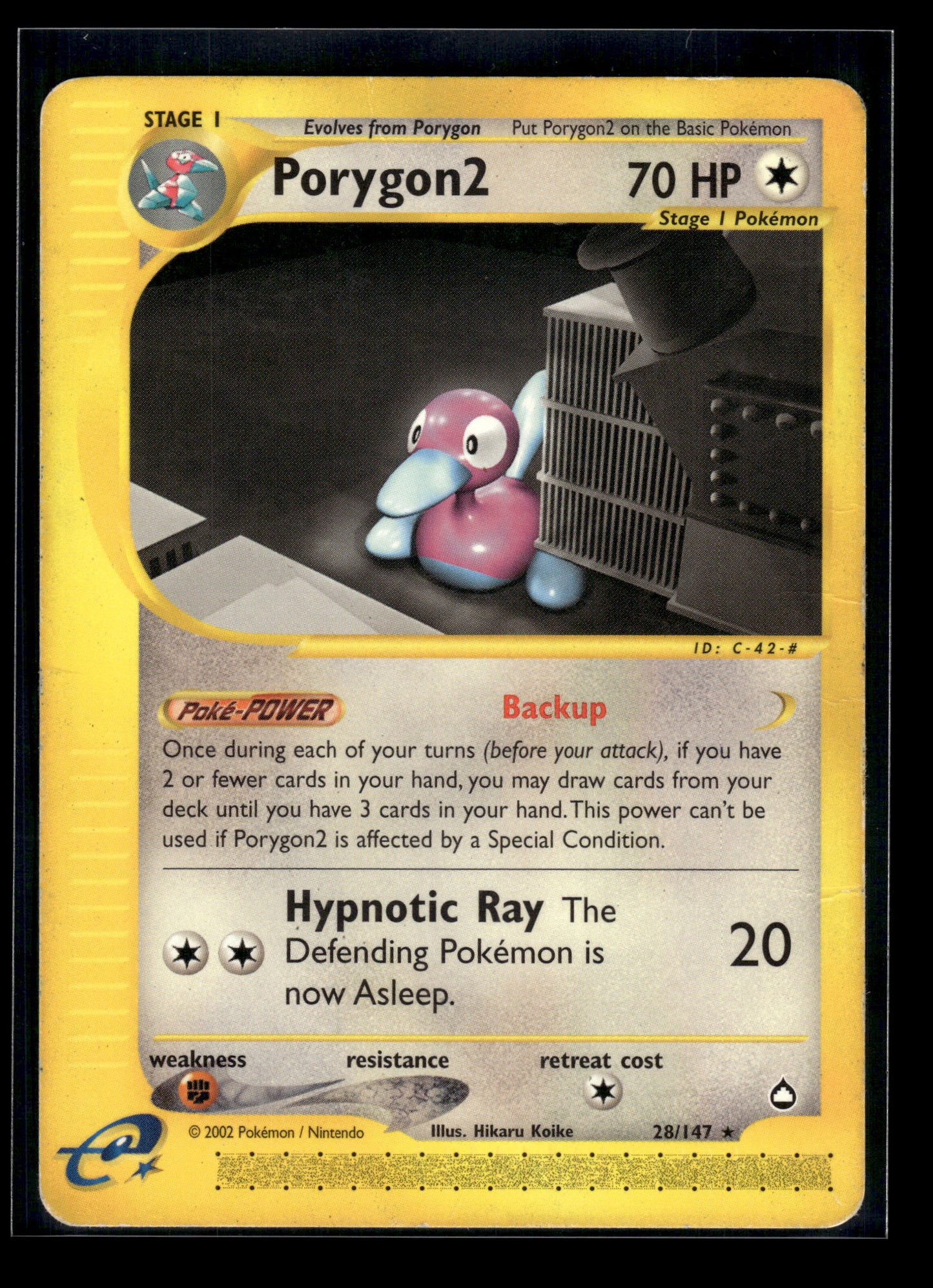 Porygon2 #028/147 Aquapolis HP
