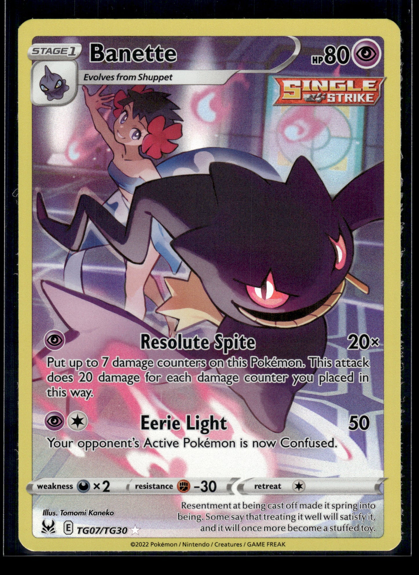 Banette #TG07/TG30 Lost Origin Trainer Gallery LP