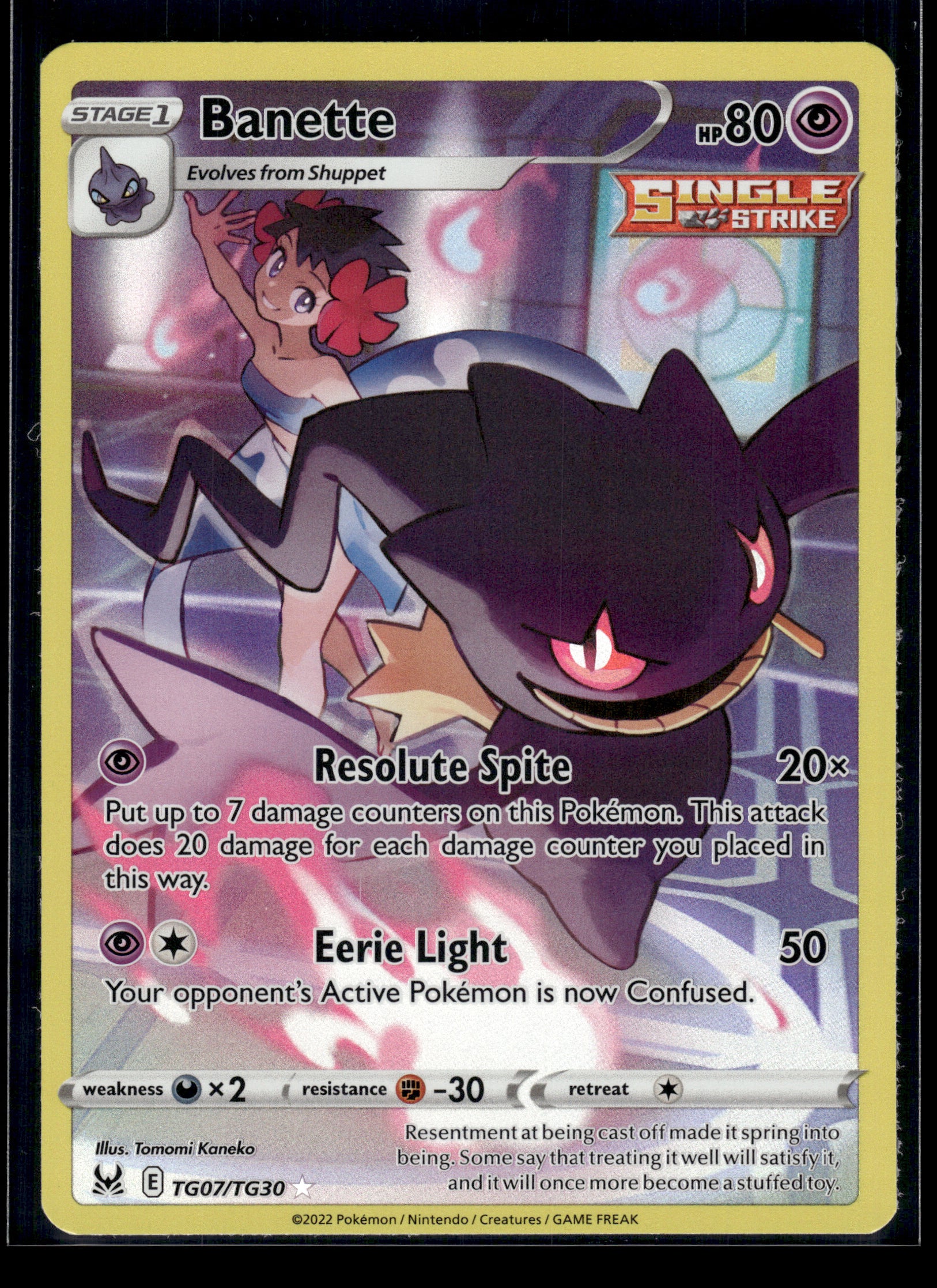 Banette #TG07/TG30 Lost Origin Trainer Gallery LP