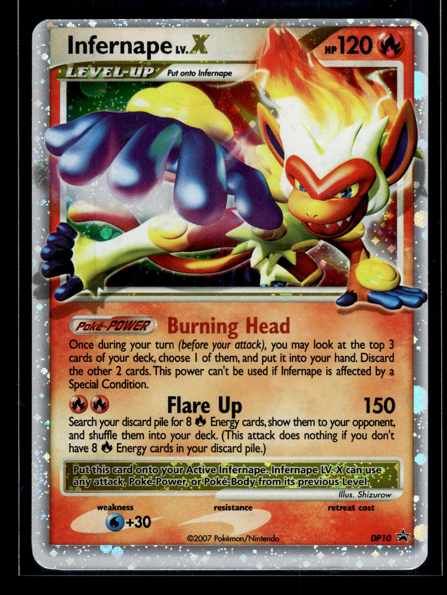 Infernape LV.X #DP10 Diamond and Pearl Promo LP