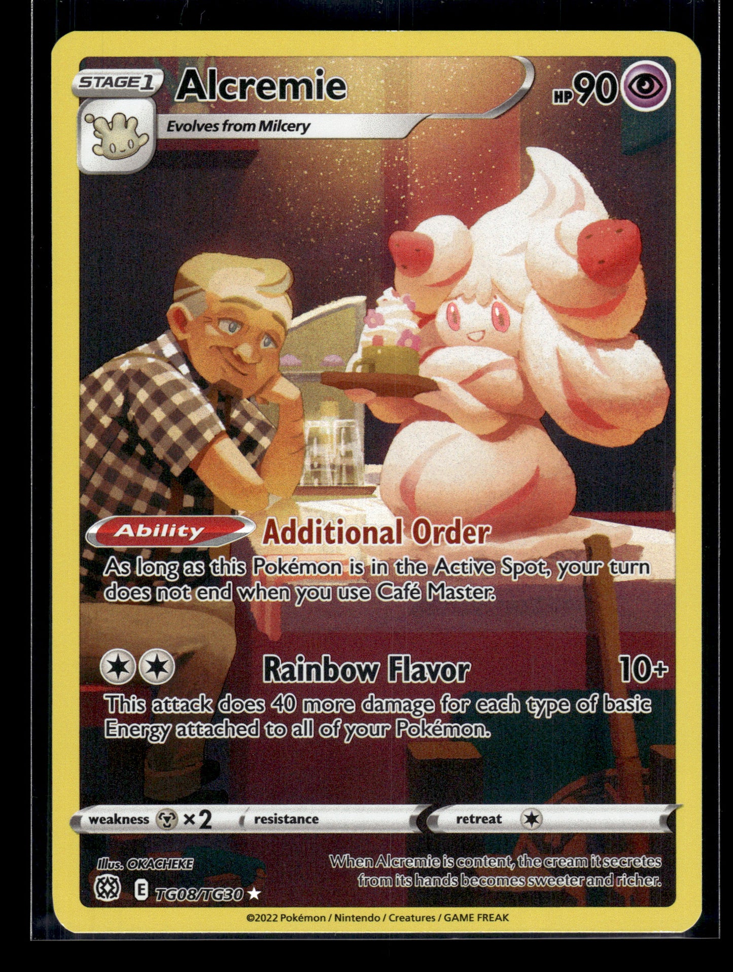 Alcremie #TG08/TG30 Brilliant Stars Trainer Gallery LP