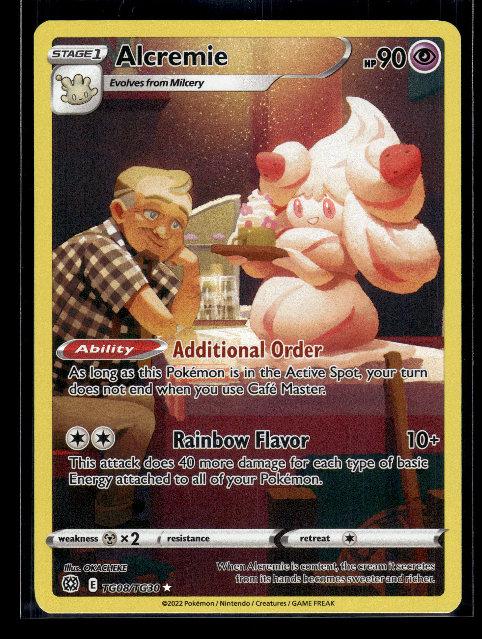 Alcremie #TG08/TG30 Brilliant Stars Trainer Gallery LP