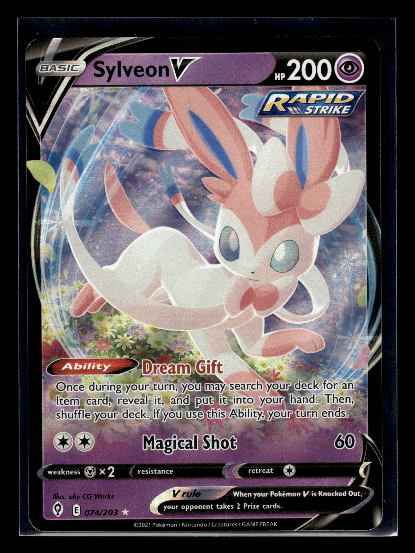 Sylveon V #074/203 Evolving Skies LP