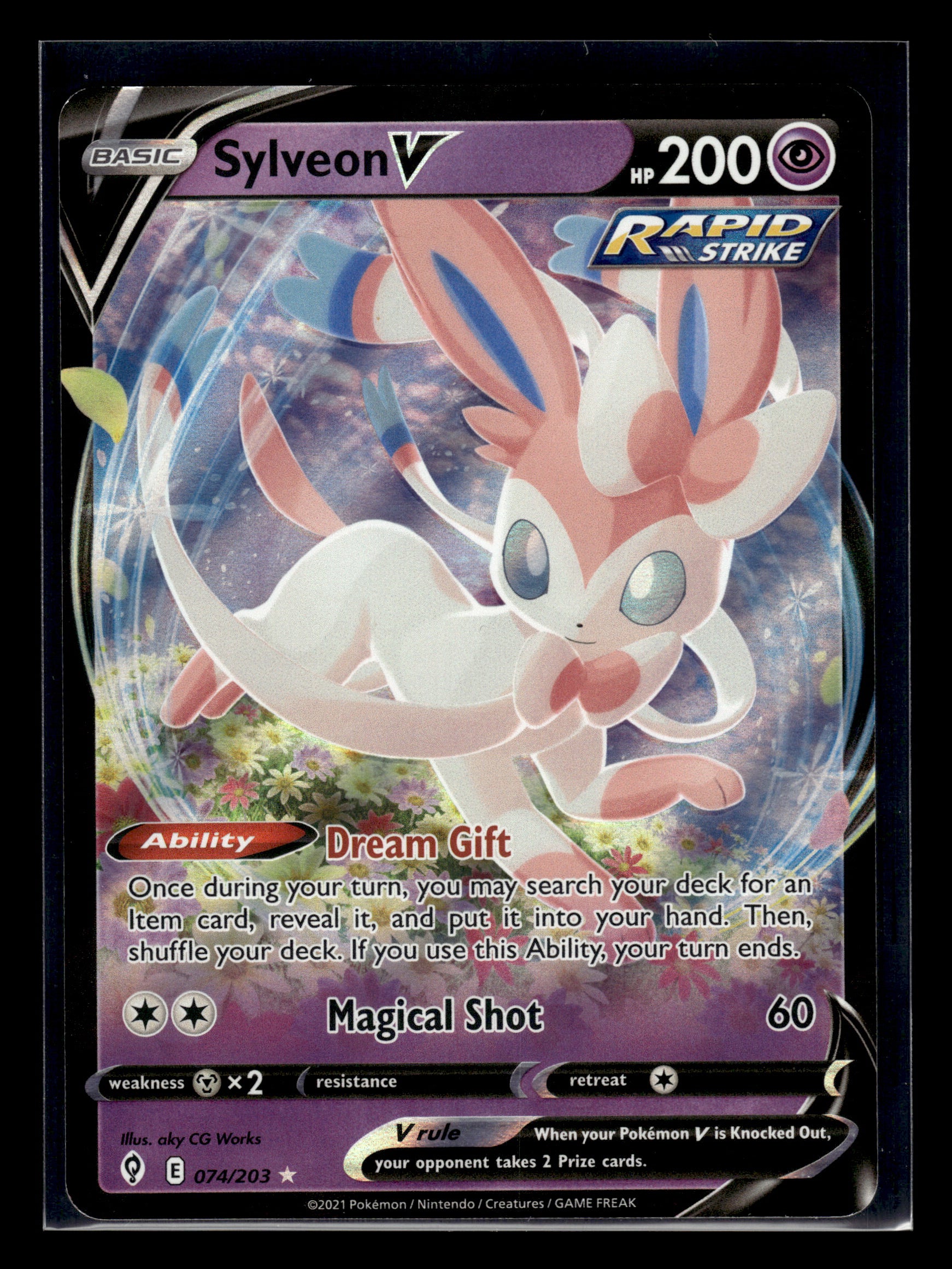Sylveon V #074/203 Evolving Skies LP