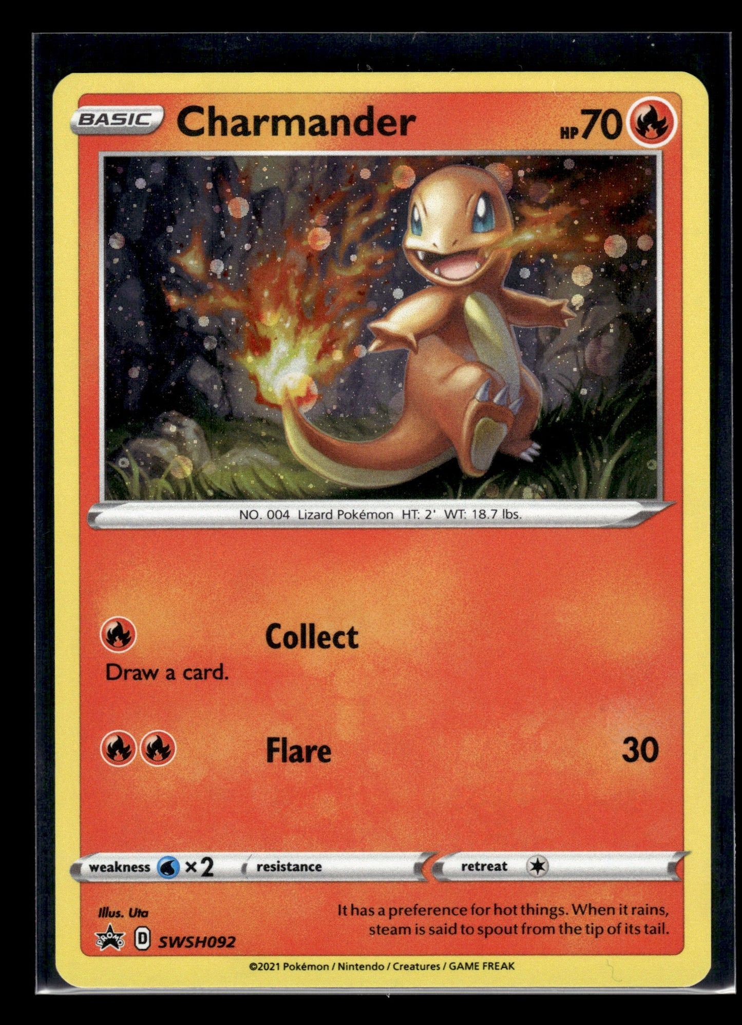 Charmander #SWSH092 Sword & Shield Promo Cards VLP