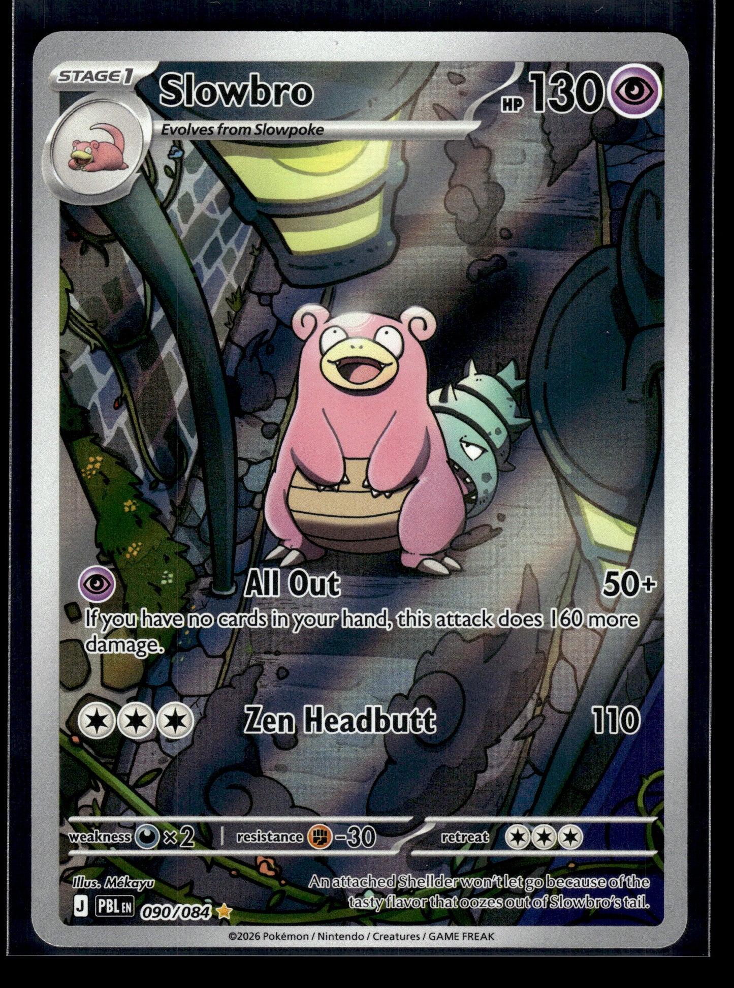 Slowbro #090/084 Pitch Black NM