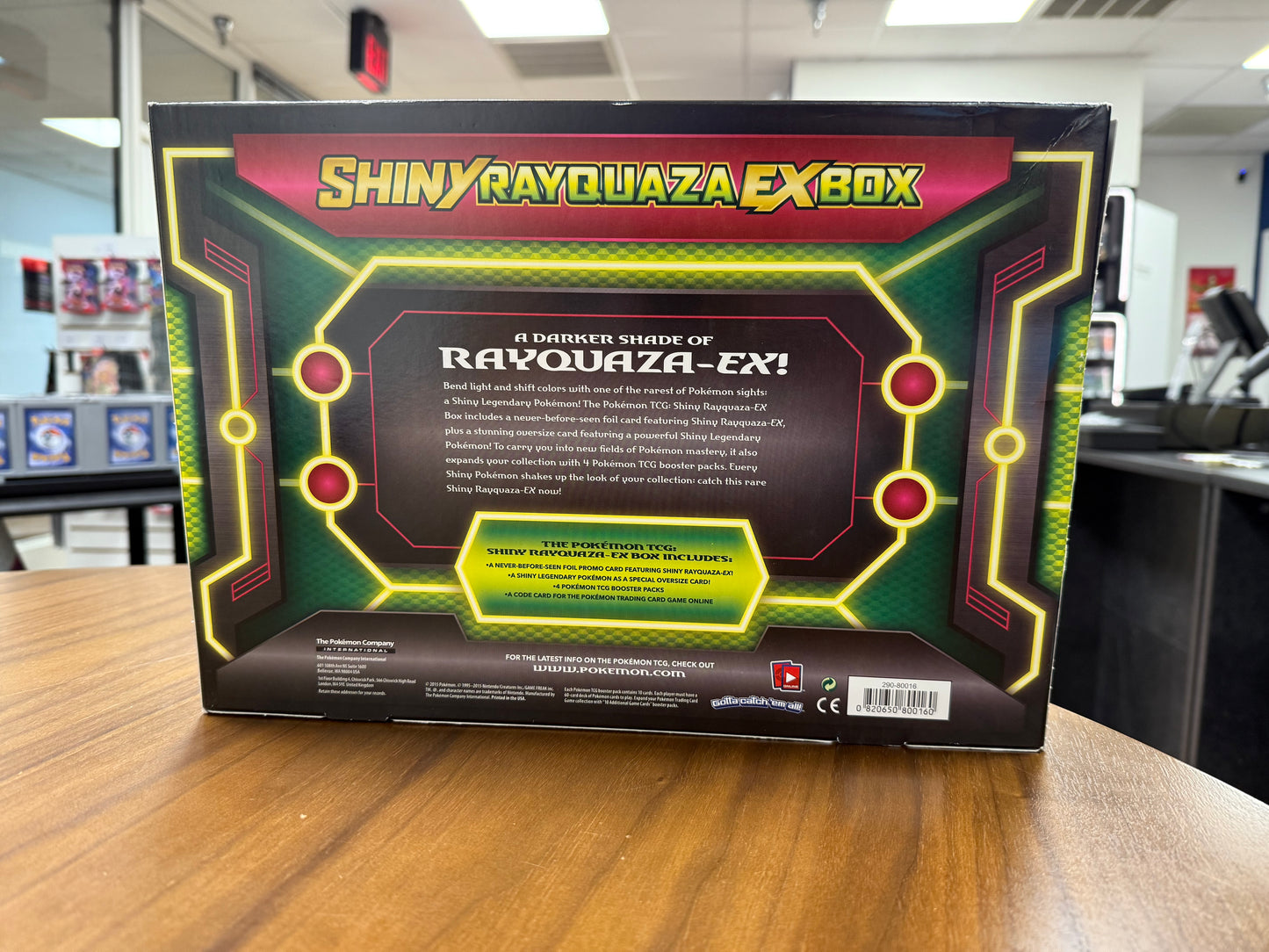 Shiny Rayquaza EX Box
