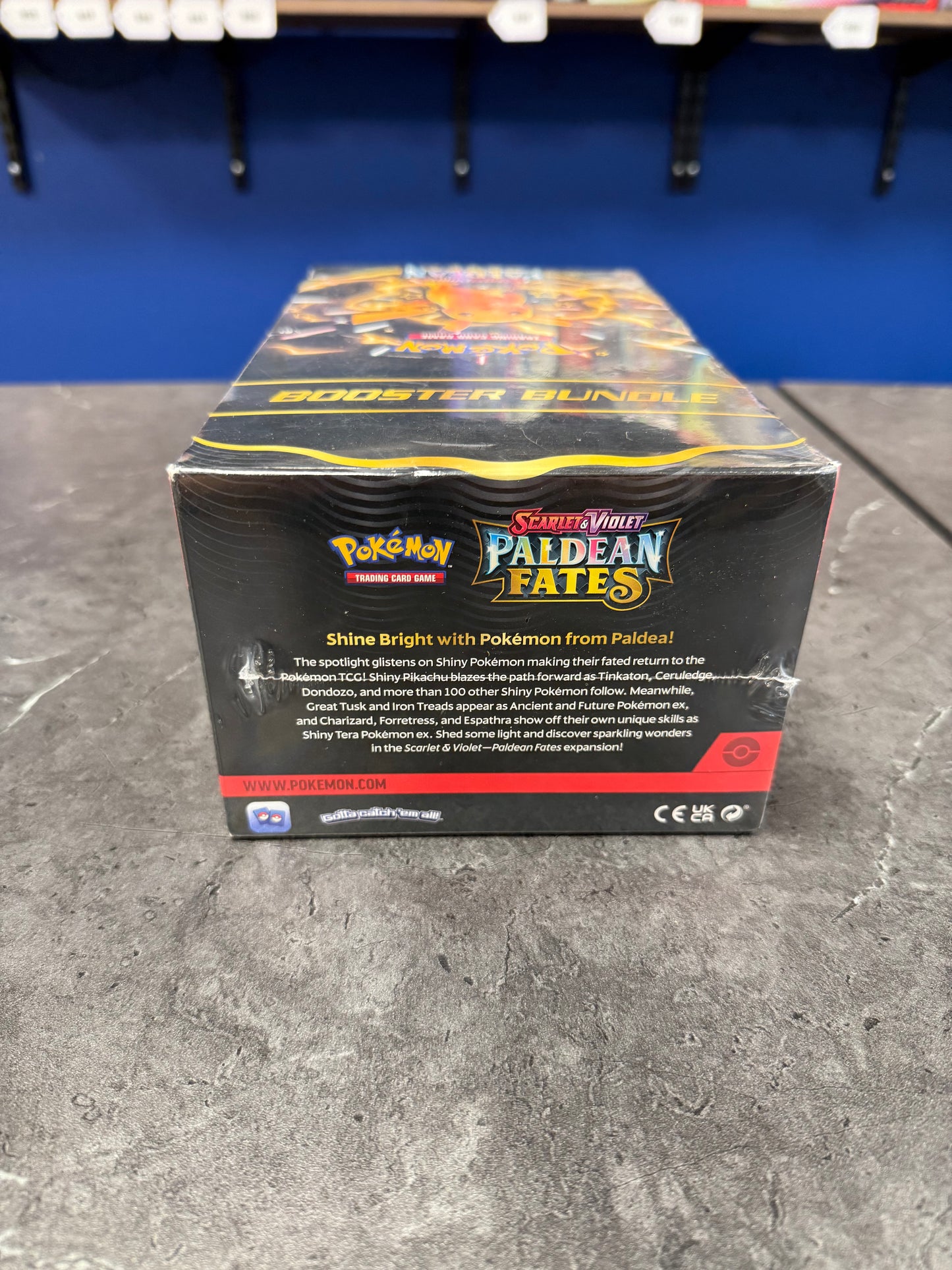 Paldean Fates Booster Bundle Display