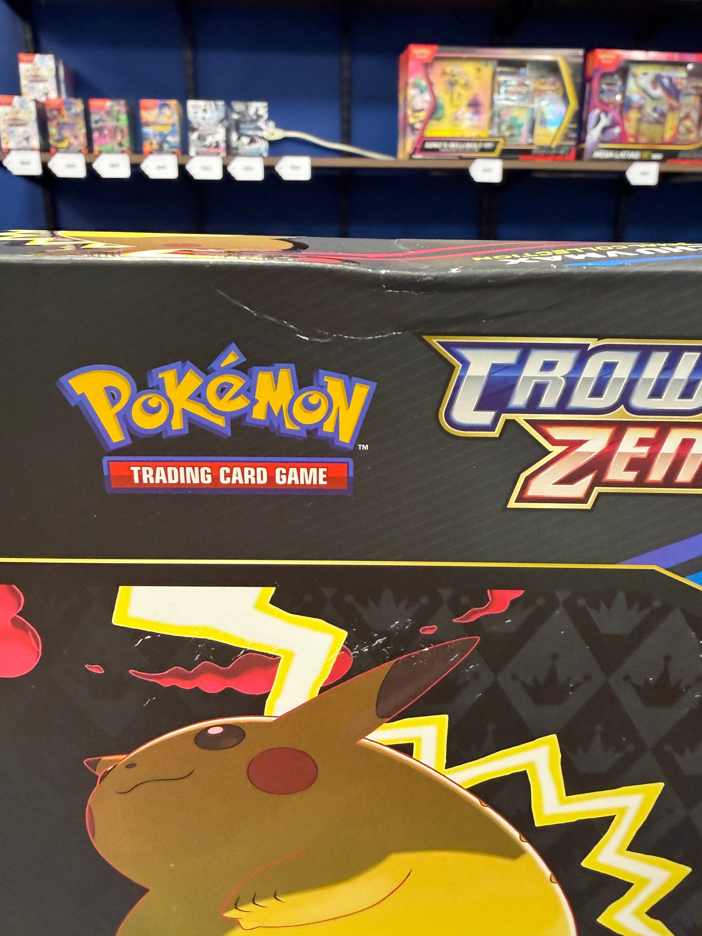 Pikachu VMAX Special Collection Crown Zenith (wear, see pics)