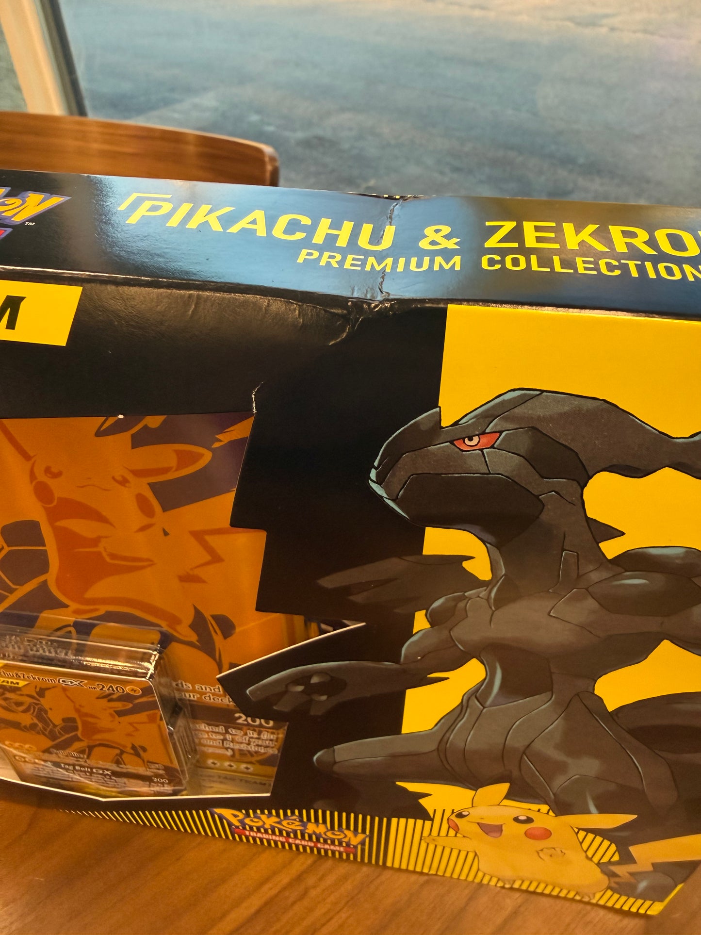 Pikachu & Zekrom GX Premium Collection (minor damage, see pics)