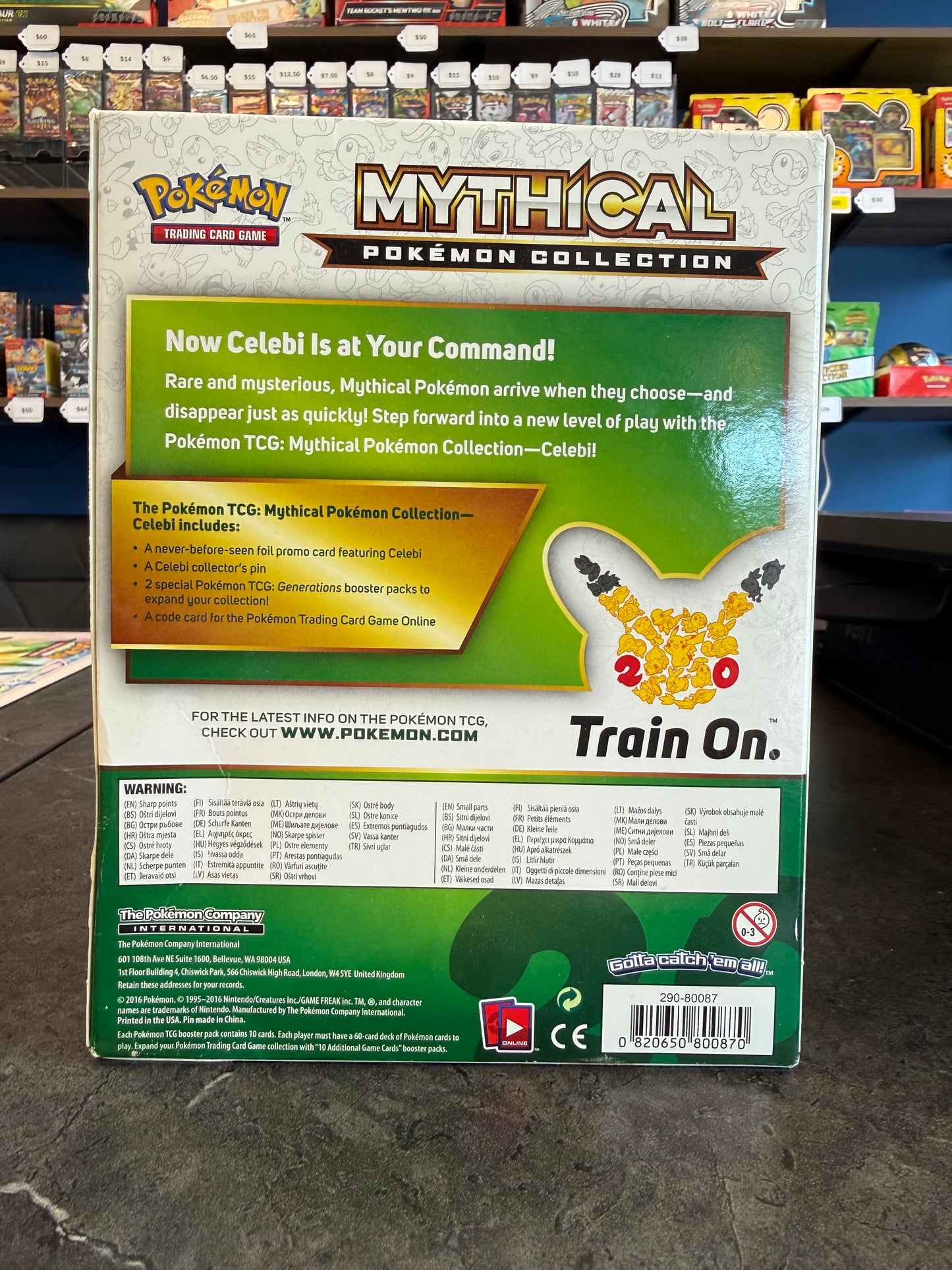 Mythical Pokemon Generations Collection Box [Celebi] (some wear, see pics)