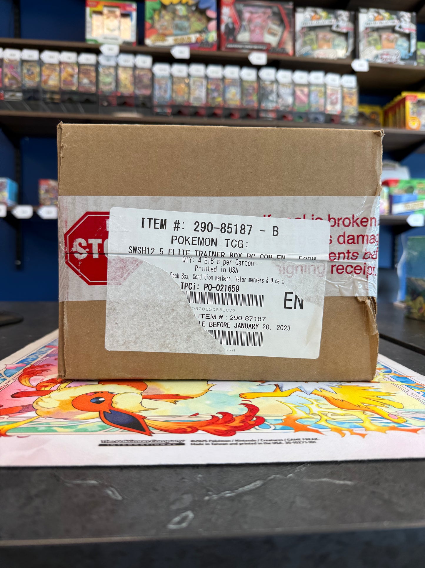 Crown Zenith Pokemon Center Elite Trainer Box Plus Case (x4)
