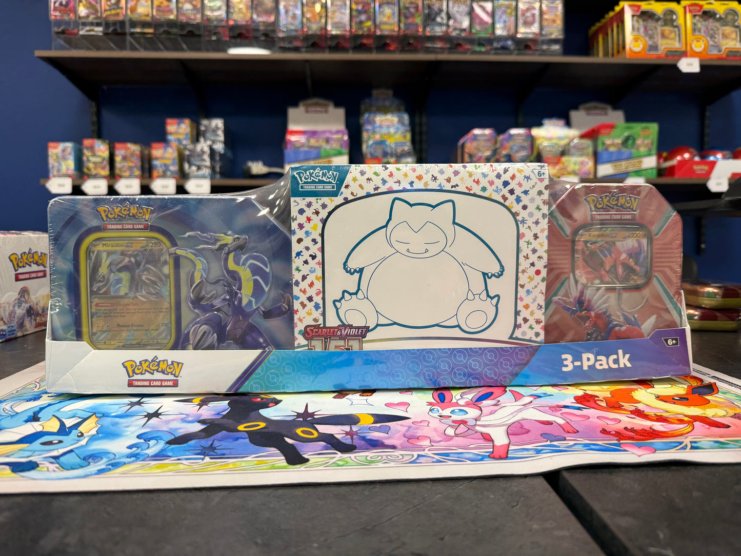 Costco 3-Pack: 151 ETB + Paldea Legends Tins