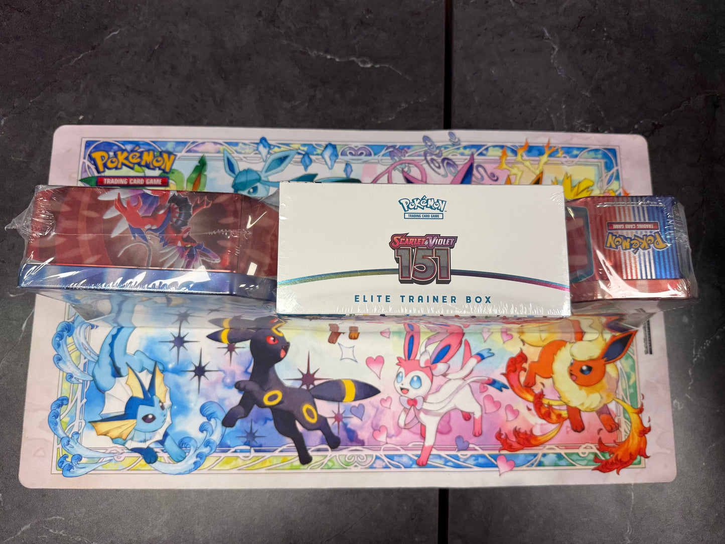 Costco 3-Pack: 151 ETB + Paldea Legends Tins