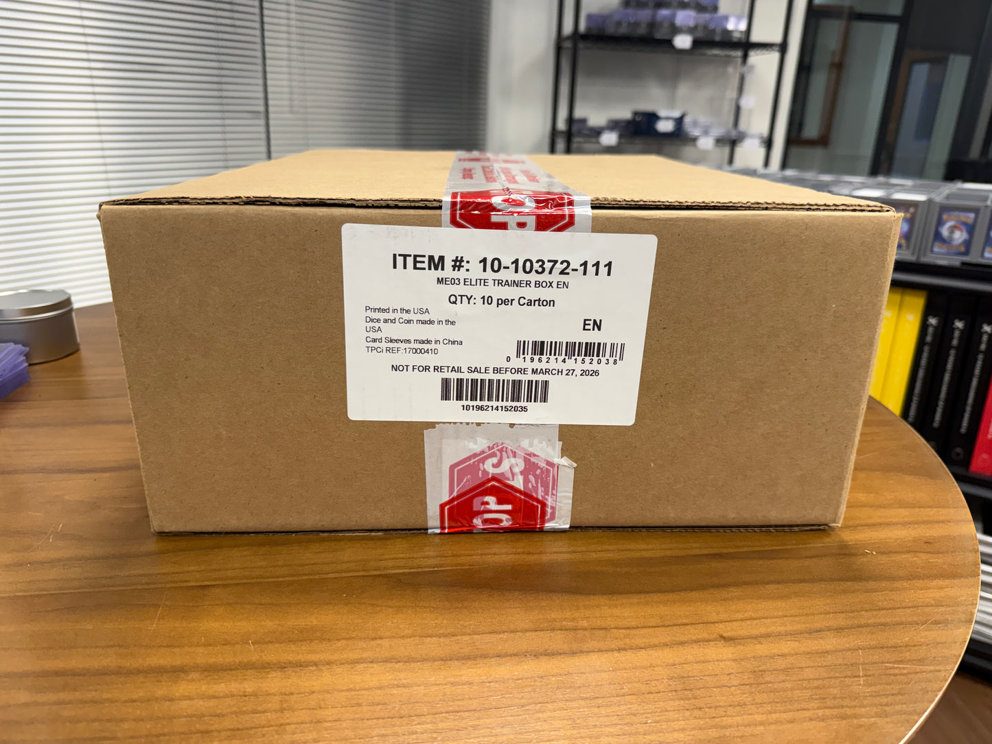 Perfect Order Elite Trainer Box Case (x10)