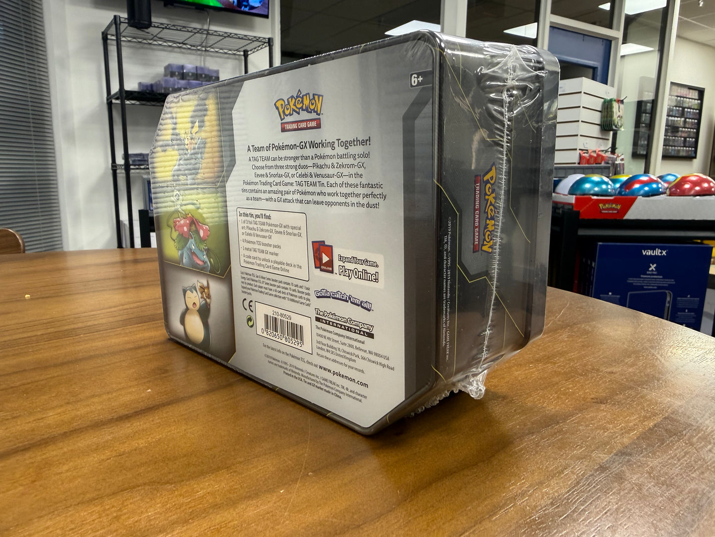 TAG TEAM Tin [Pikachu & Zekrom GX]