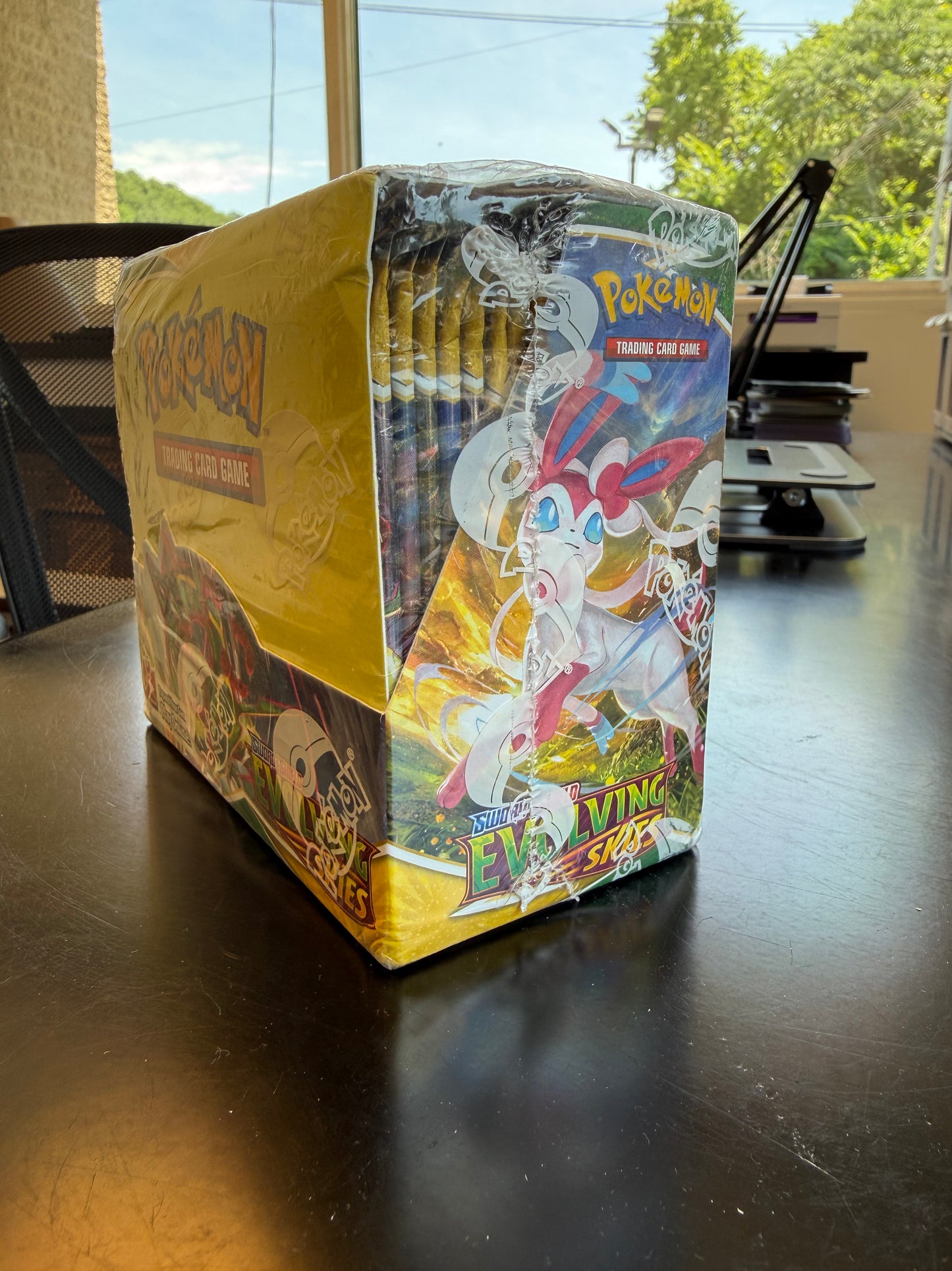 Evolving Skies Booster Box w/ Acrylic (w/ pics)