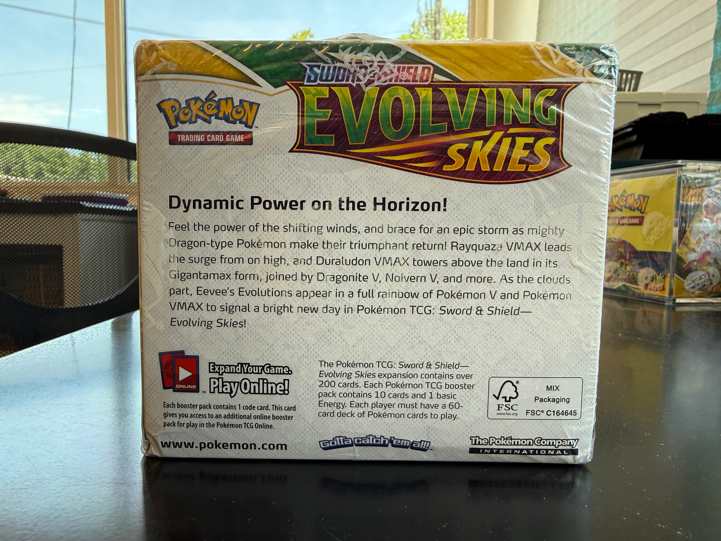Evolving Skies Booster Box w/ Acrylic (w/ pics)