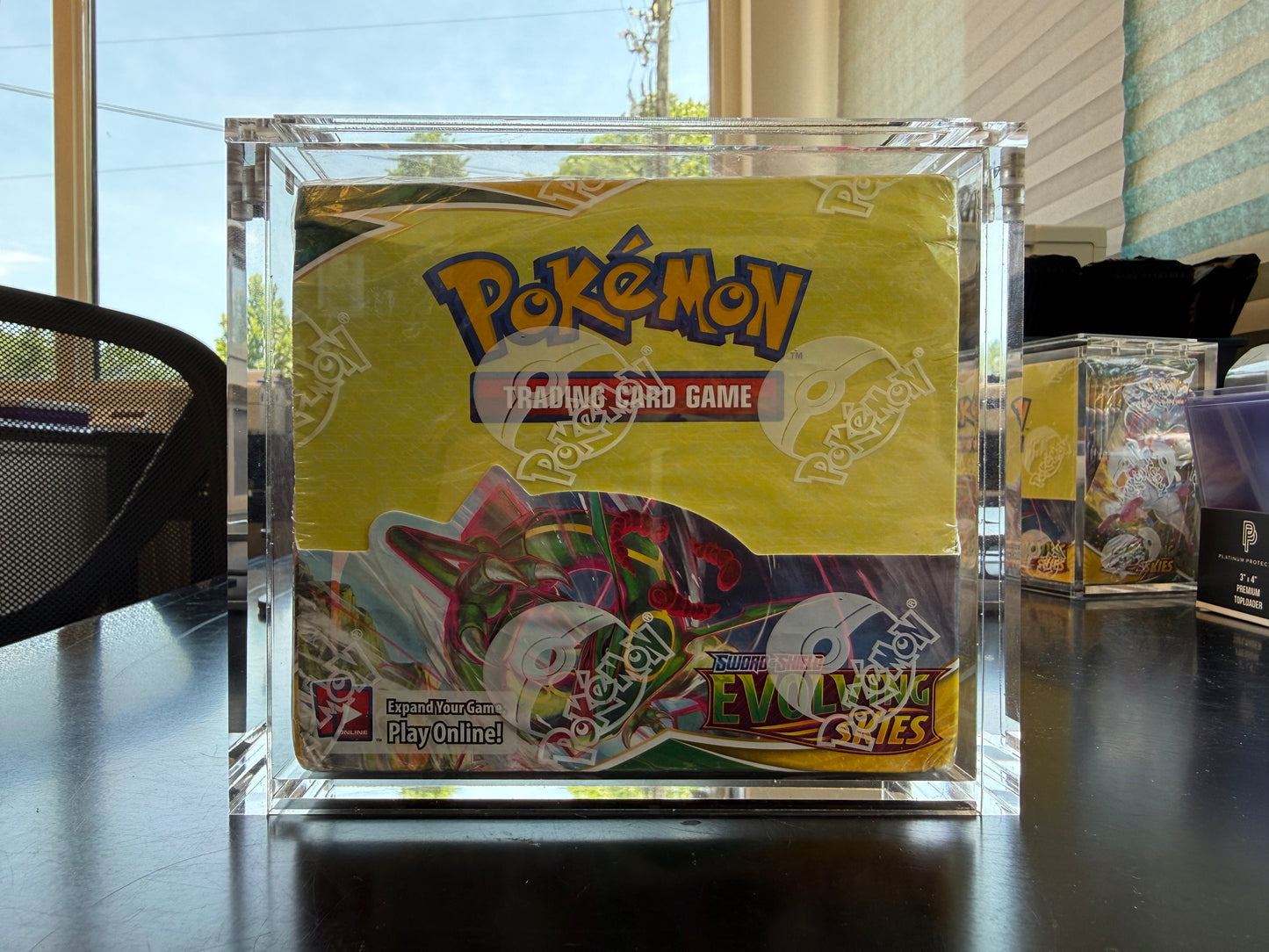 Evolving Skies Booster Box w/ Acrylic (w/ pics)