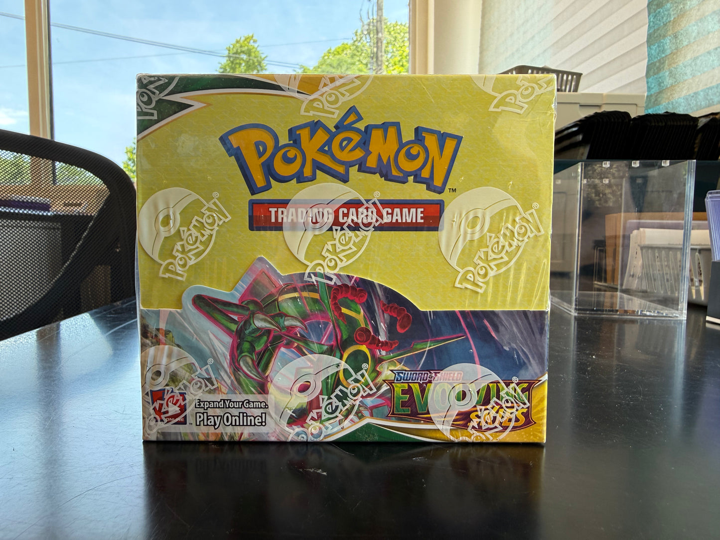 Evolving Skies Booster Box w/ Acrylic (w/ pics)
