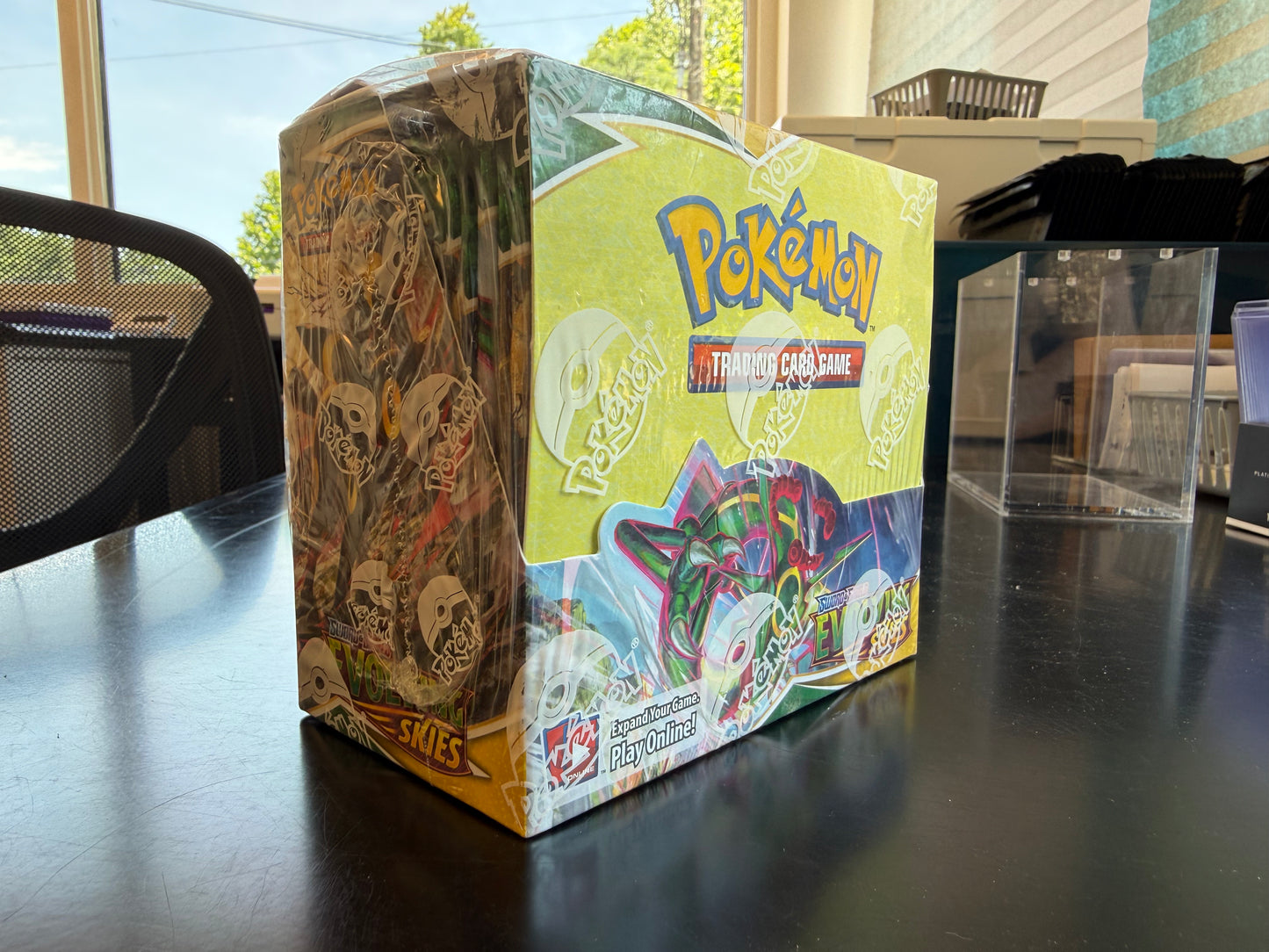 Evolving Skies Booster Box w/ Acrylic (w/ pics)