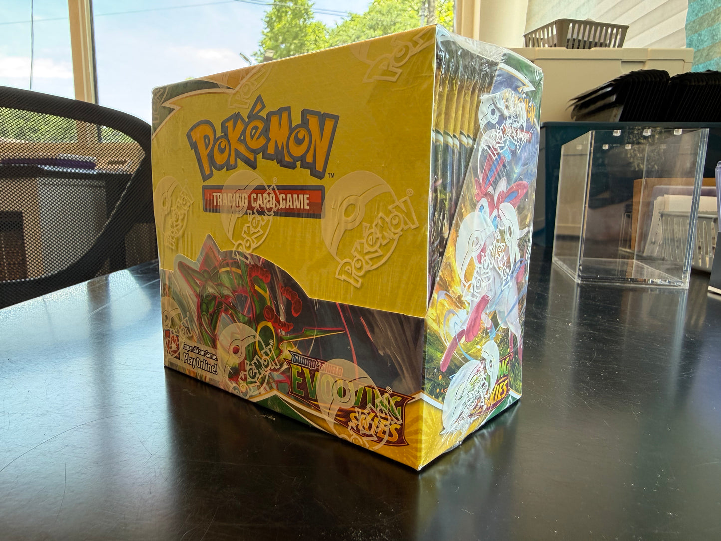 Evolving Skies Booster Box w/ Acrylic (w/ pics)