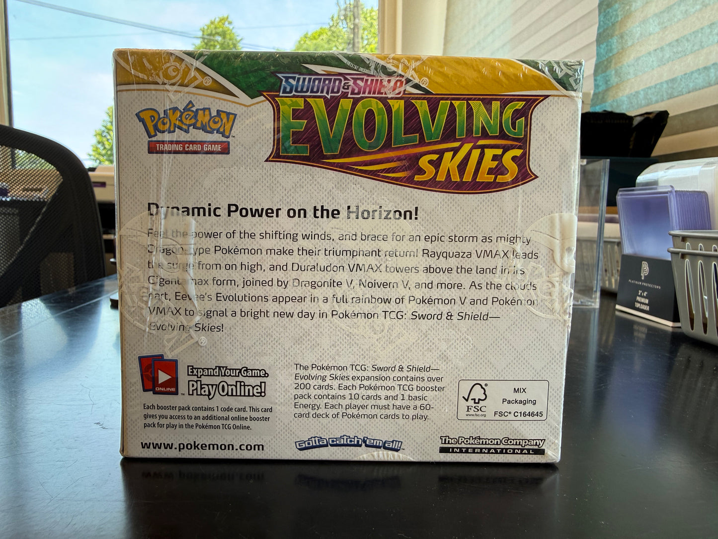 Evolving Skies Booster Box w/ Acrylic (w/ pics)