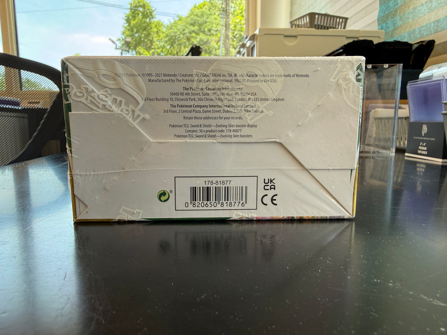 Evolving Skies Booster Box w/ Acrylic (w/ pics)