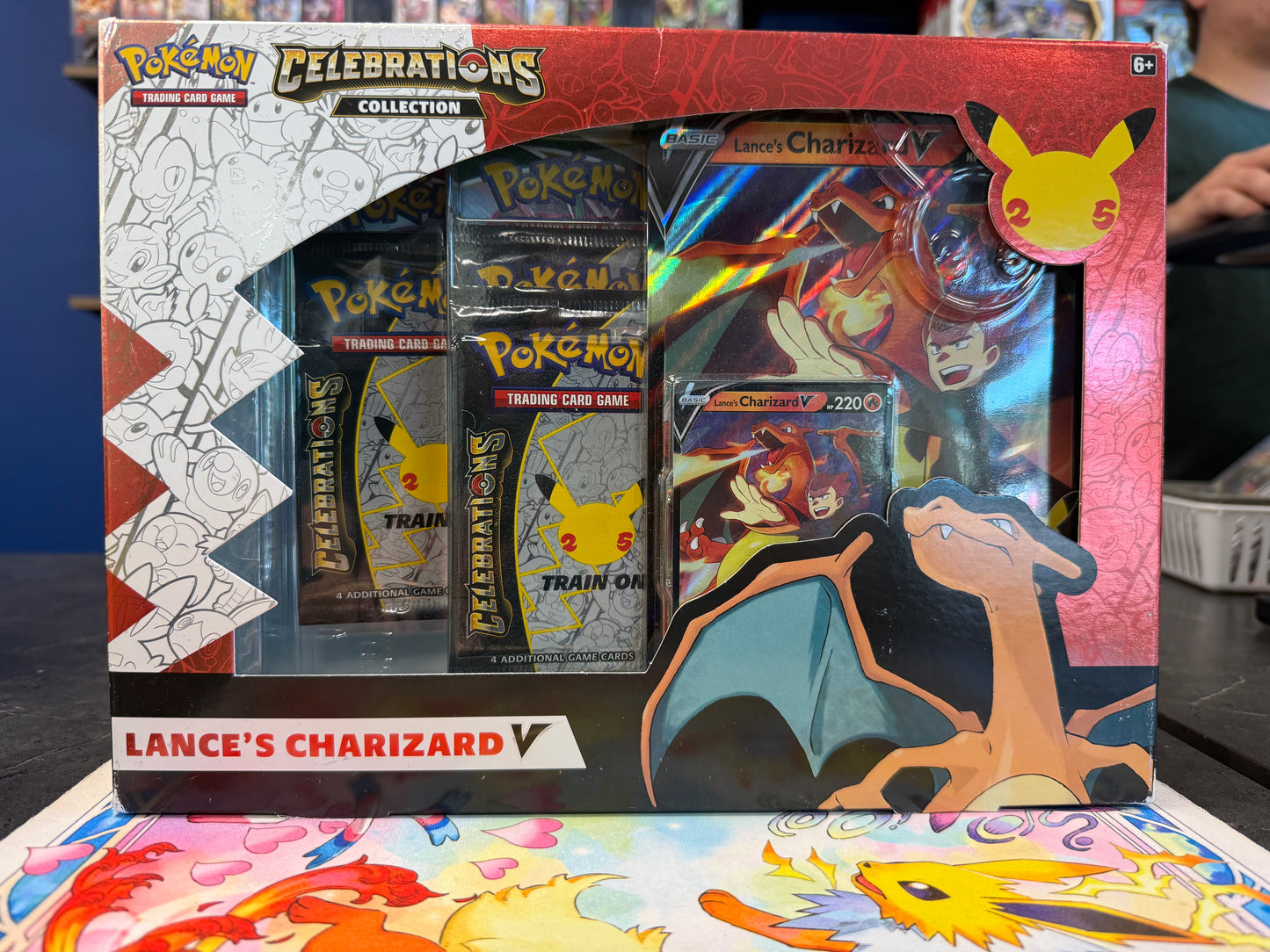 Lance's Charizard V Celebrations Collection (some wear)