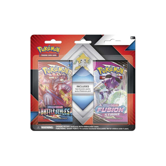 2 Booster Packs & Jirachi Collector's Pin Blister (Some wear, see pics)
