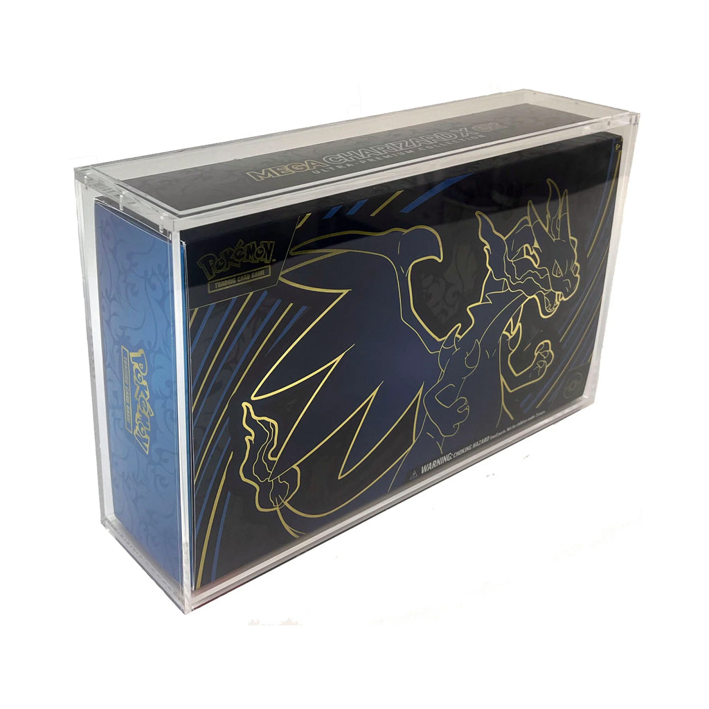 Platinum Protectors Acrylic Case for 151, Mega Charizard X ex, and Terapagos ex UPC