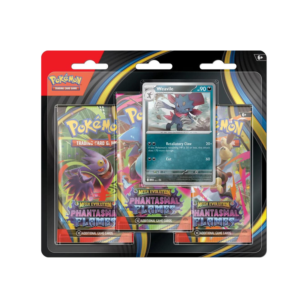Phantasmal Flames 3-Pack Blister [Weavile]