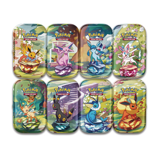 Prismatic Evolutions Mini Tin