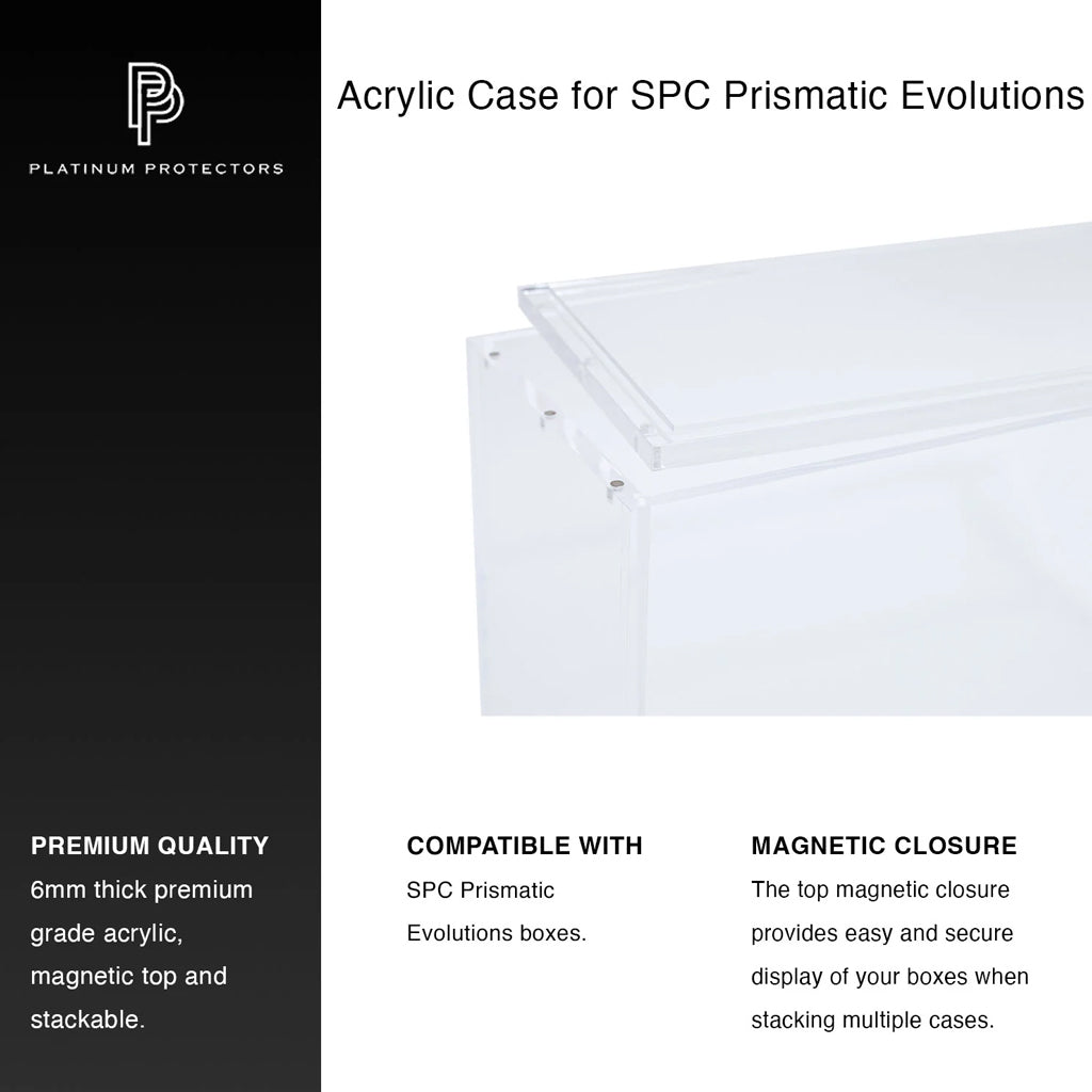Platinum Protectors Acrylic Case for Prismatic Evolutions SPC