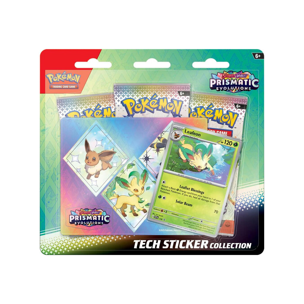 Prismatic Evolutions Tech Sticker Collection [Leafeon]