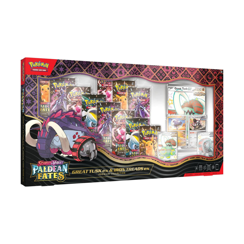Great Tusk ex & Iron Treads ex Premium Collection Paldean Fates