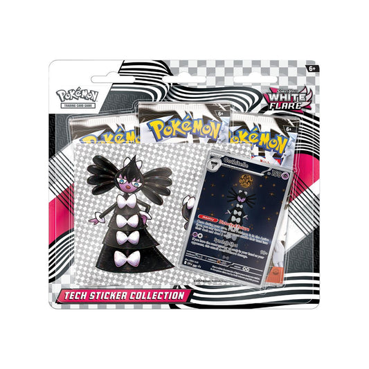 White Flare Tech Sticker Collection