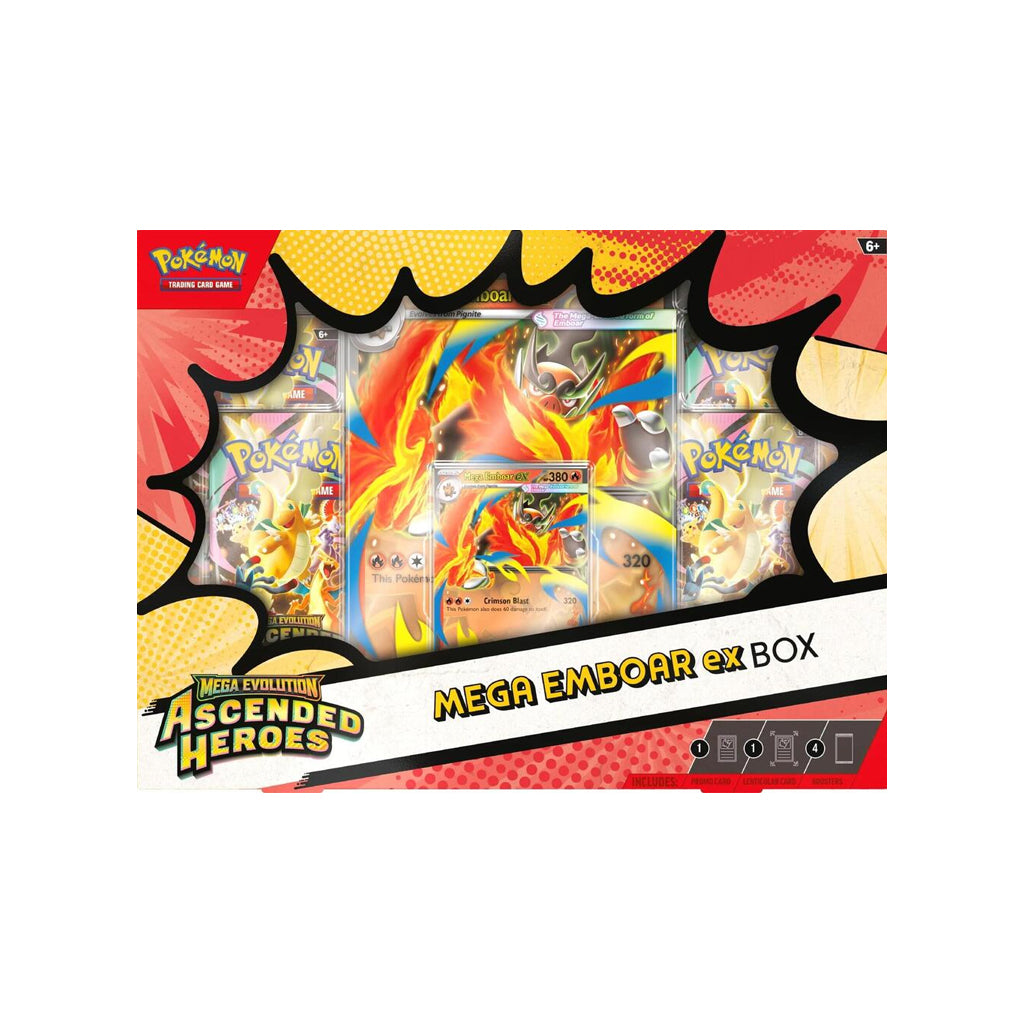 Ascended Heroes Mega Emboar ex Box
