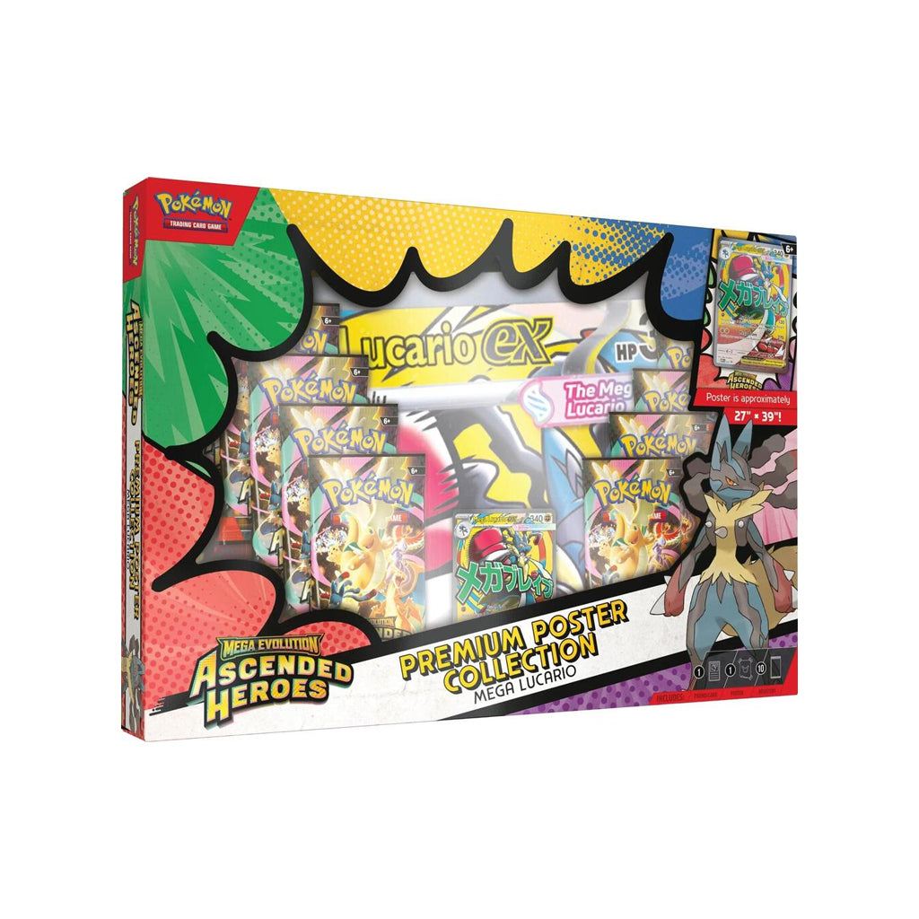 Ascended Heroes Premium Poster Collection [Mega Lucario ex]