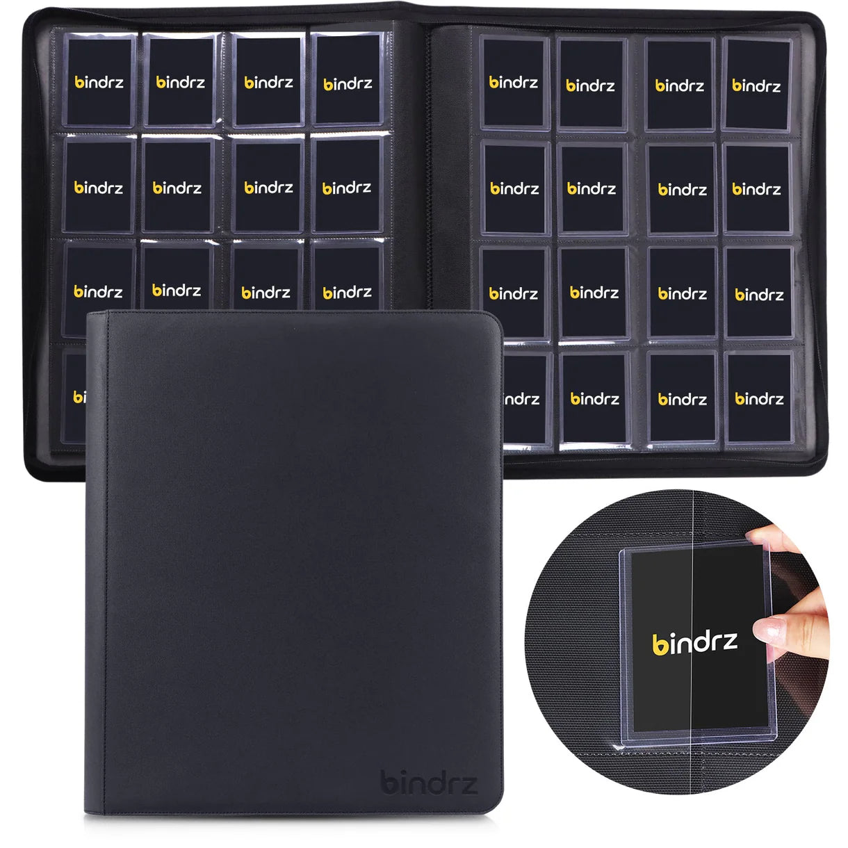 bindrz 16-Pocket 512 Toploader Binder