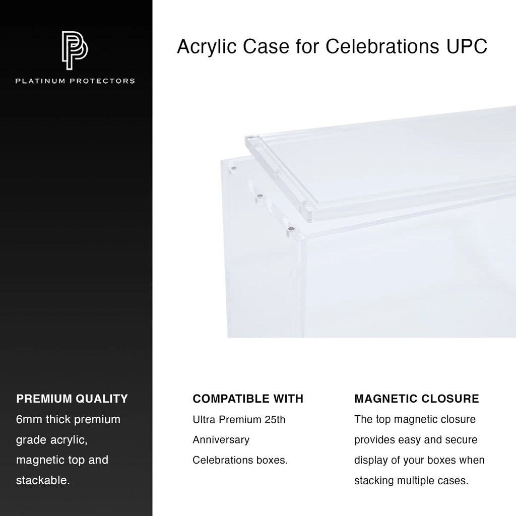 Platinum Protectors Acrylic Case for Celebrations Ultra Premium Collection