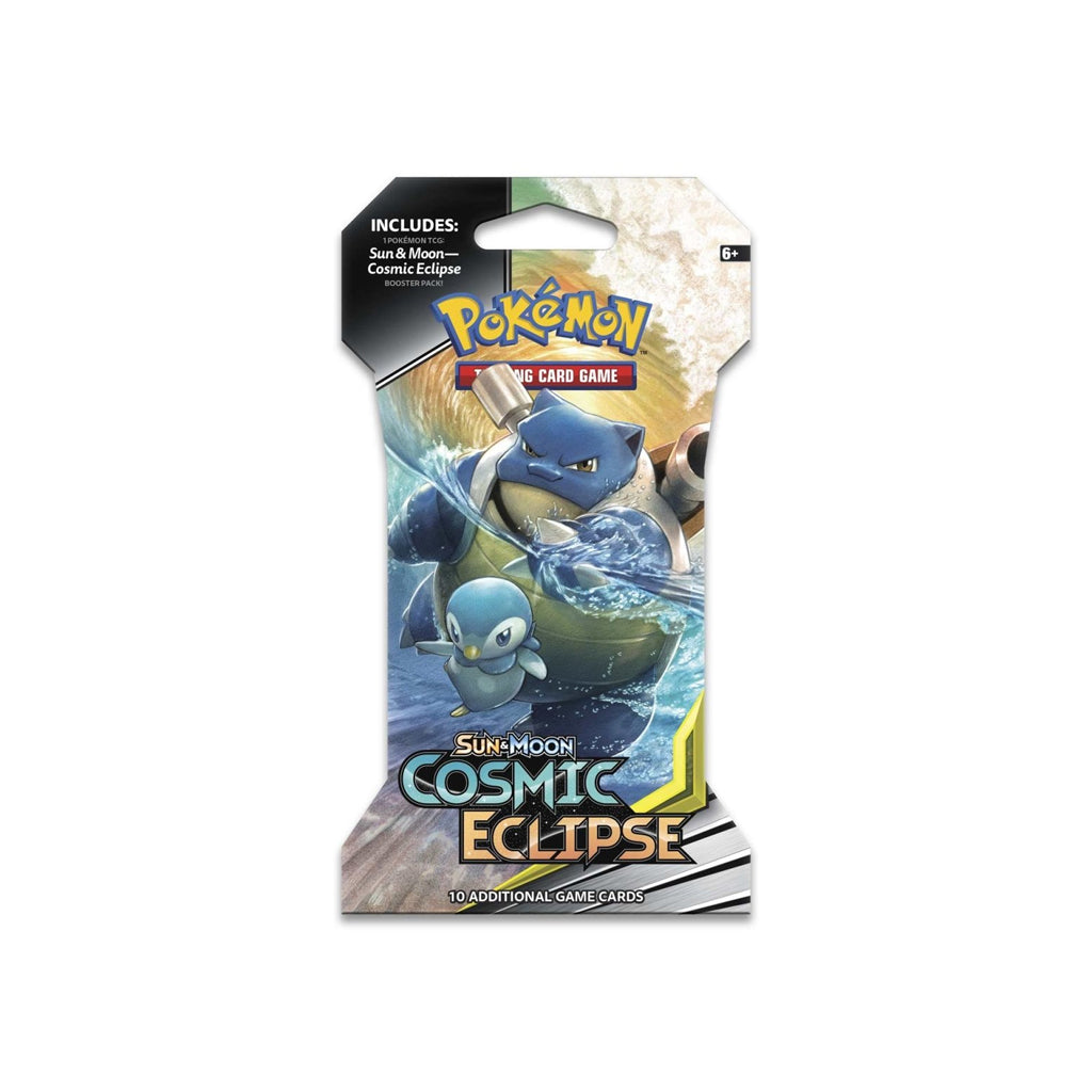 Cosmic Eclipse Sleeved Booster Pack [Blastoise & Piplup]