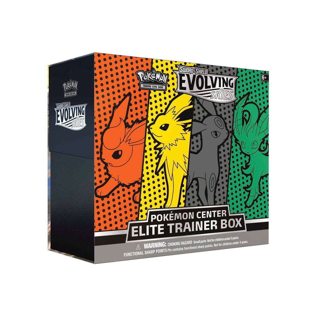 Evolving Skies Pokemon Center Elite Trainer Box [Flareon/Jolteon/Umbreon/Leafeon] w/ Acrylic